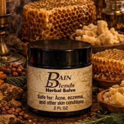 All natural soothing skin salve, 2 oz (eczema, psoriasis, rashes)