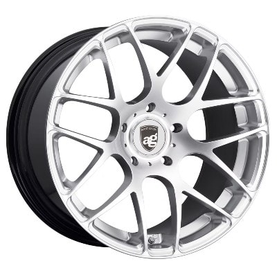 19" Ruger Mesh Porsche 996 / 997 Widebody Silver Wheel